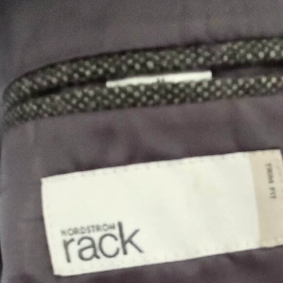 Gray Tweed Wool Coat - Medium 3/4 Coat - Picture 8 of 12